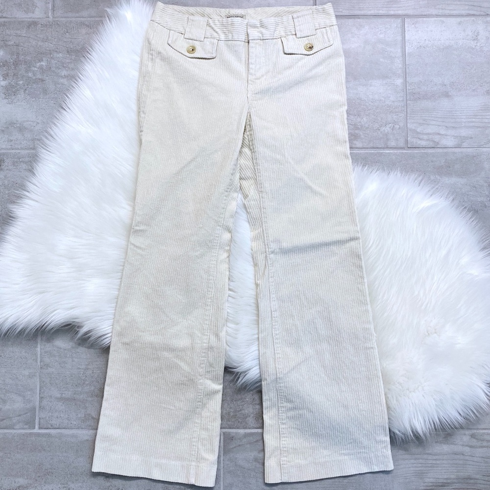 BANANA REPUBLIC Off White /Ivory Corduroy Pants